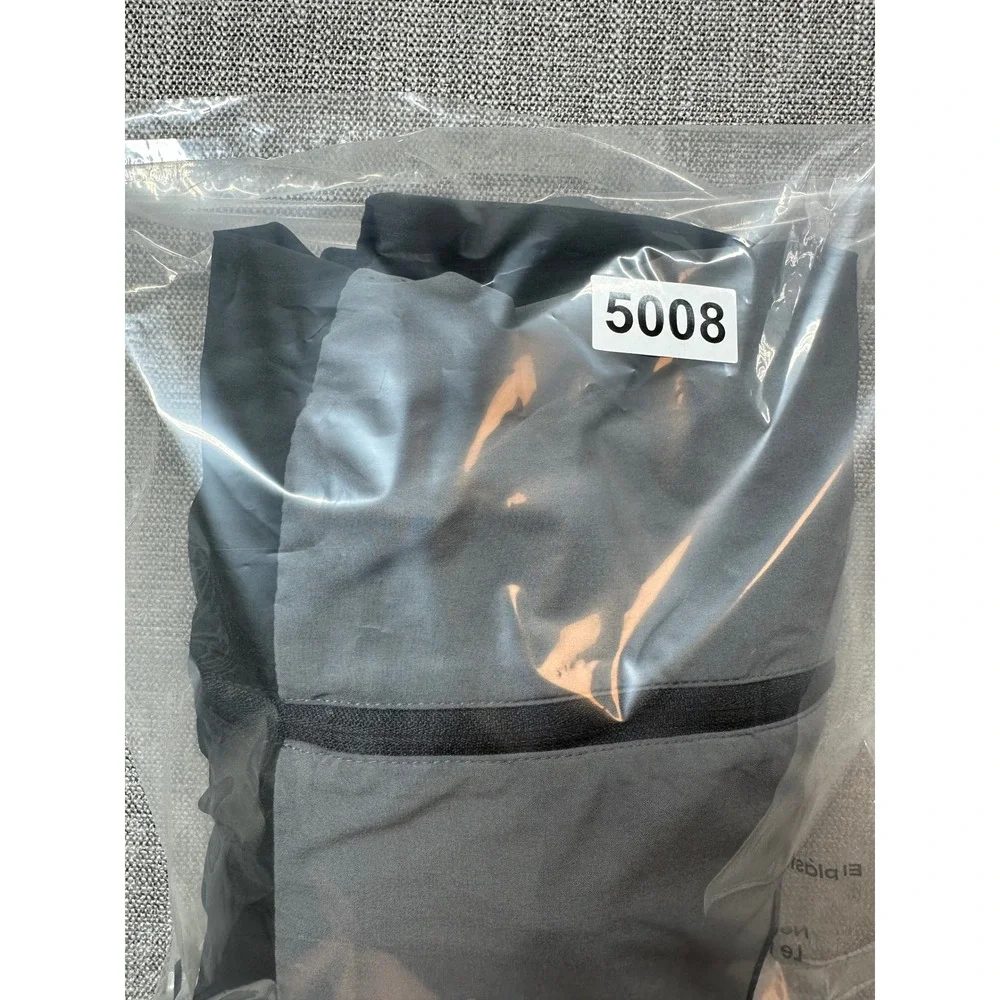 Sonneti London Windbreaker Mens Large Grey Black  Hooded Zip Jacket
